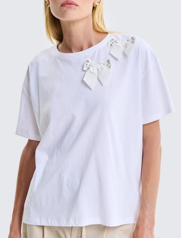 T-shirt con fiocchi Two Way